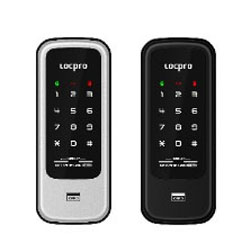 락프로 RM7000S 실버/블랙 (방화문용/번호+카드)★오프라인 전용모델