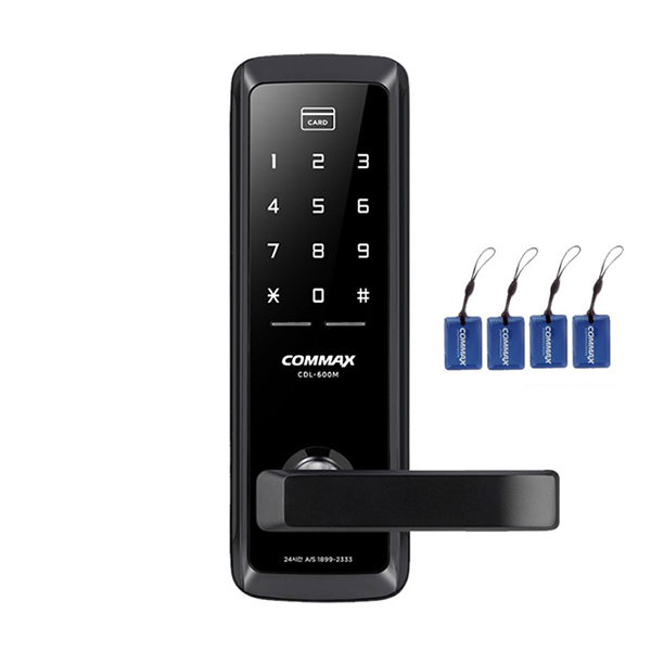 코맥스 CDL-600M(무타공/번호+카드)